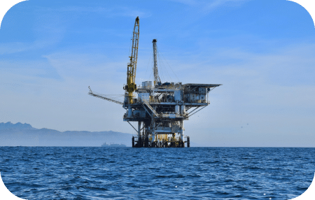 Plateforme pétrolière offshore - formation changement climatique illio