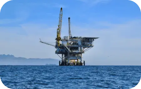 Plateforme pétrolière offshore - formation changement climatique illio