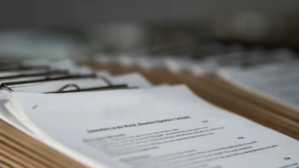 documents administratifs sur un bureau