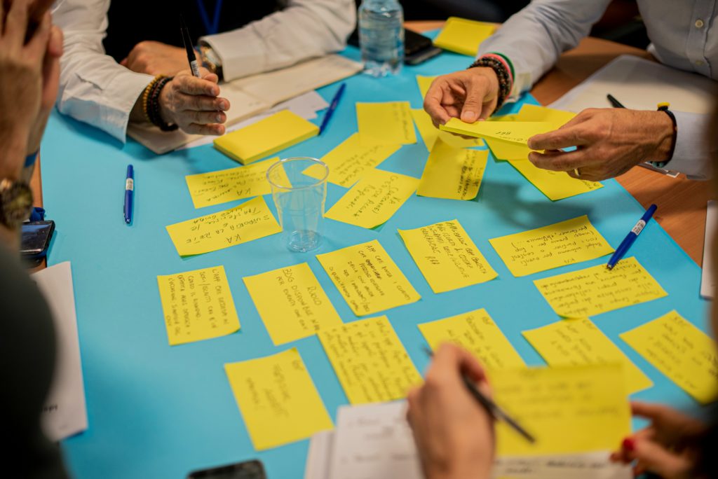 Brainstorming équipe engagement collaborateurs RSE